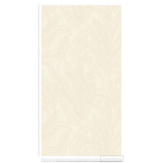   AS CREATION COSMOLiving 79064-1 krémszínű-szürke leveles klasszikus tapéta