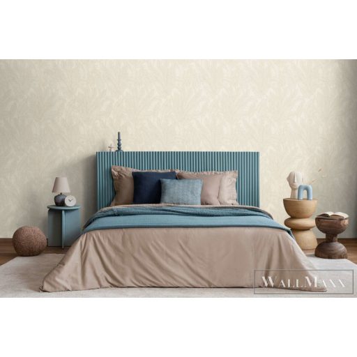 AS CREATION COSMOLiving 79064-1 krémszínű-szürke leveles klasszikus tapéta