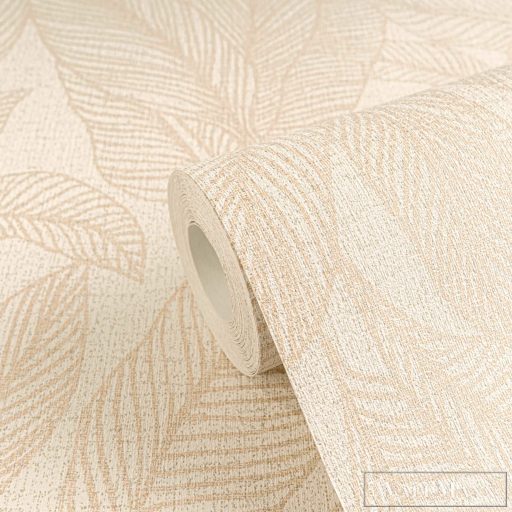 AS CREATION COSMOLiving 79064-2 fényes-fehér leveles klasszikus tapéta