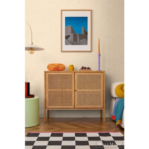 AS CREATION COSMOLiving 79066-2 fényes-sárga szövet klasszikus tapéta