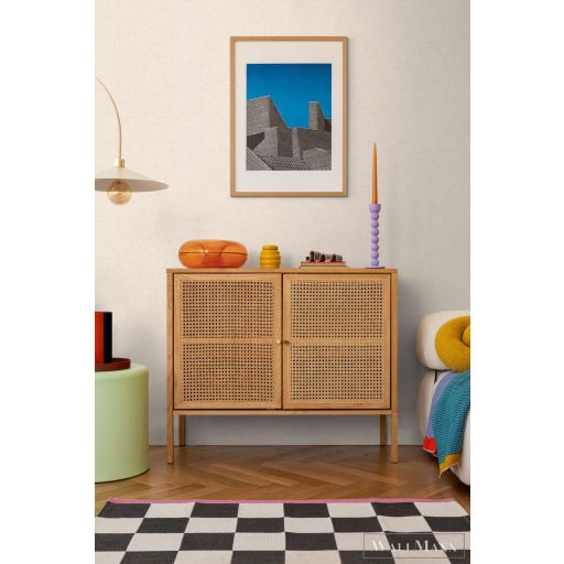 AS CREATION COSMOLiving 79066-4 krémszínű-szürke szövet klasszikus tapéta