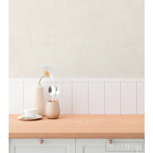 AS CREATION Hygge-3 79091-2 krémszínű uni modern-elegáns tapéta