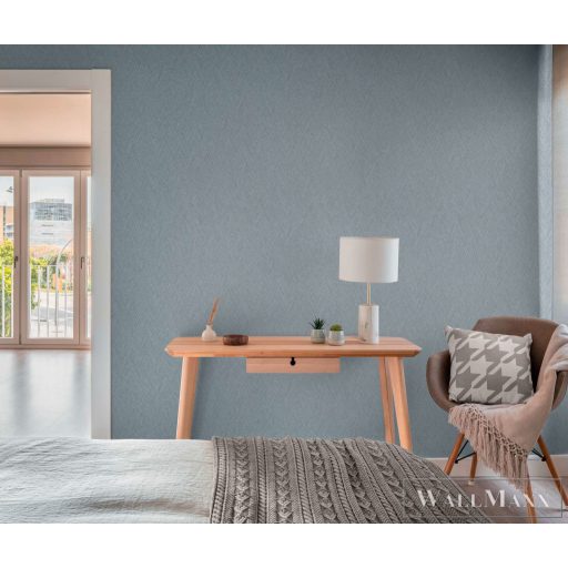 AS CREATION Hygge-3 79092-5 kék grafikai design tapéta