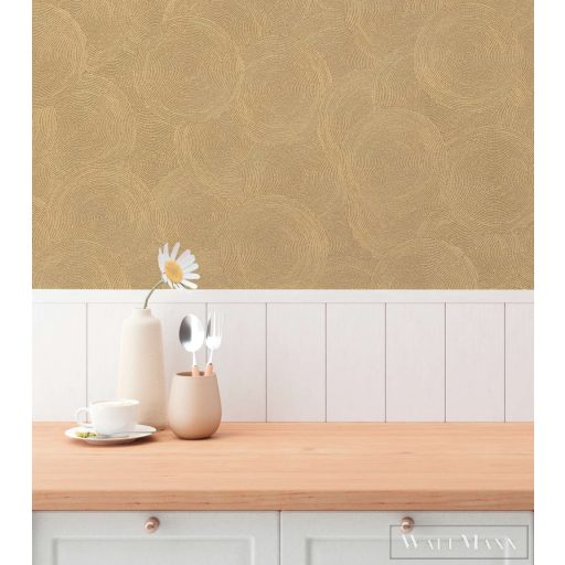 AS CREATION Hygge-3 79093-3 sárga grafikai modern-elegáns tapéta