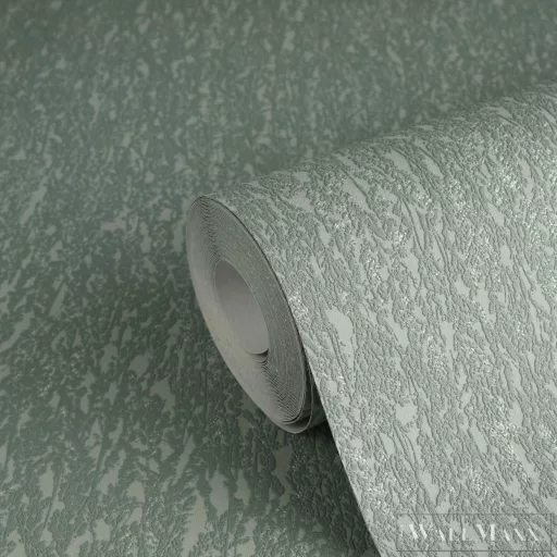 AS CREATION Hygge-3 79095-2 zöld strukturált modern-elegáns tapéta