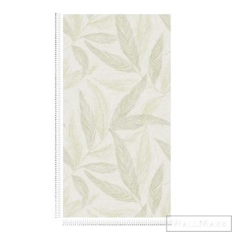   AS CREATION Hygge-3 79096-1 krémszínű leveles design tapéta