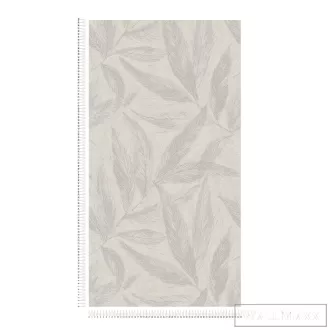 AS CREATION Hygge-3 79096-4 szürke leveles design tapéta