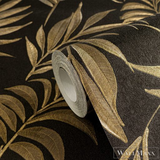 AS CREATION COSMOLiving 79108-6 bézs-barna leveles klasszikus tapéta