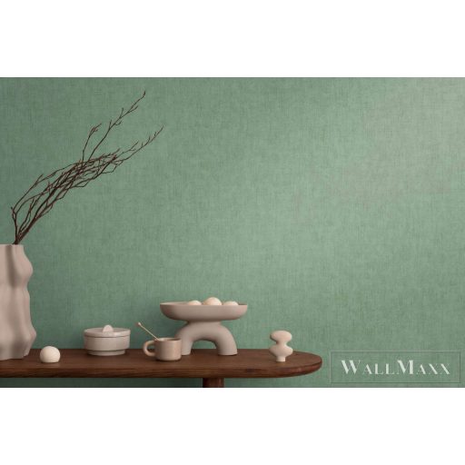 AS CREATION COSMOLiving 79110-1 zöld uni klasszikus tapéta