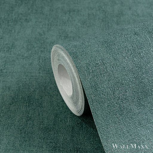 AS CREATION COSMOLiving 79110-3 zöld uni klasszikus tapéta