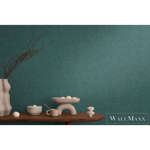 AS CREATION COSMOLiving 79110-3 zöld uni klasszikus tapéta