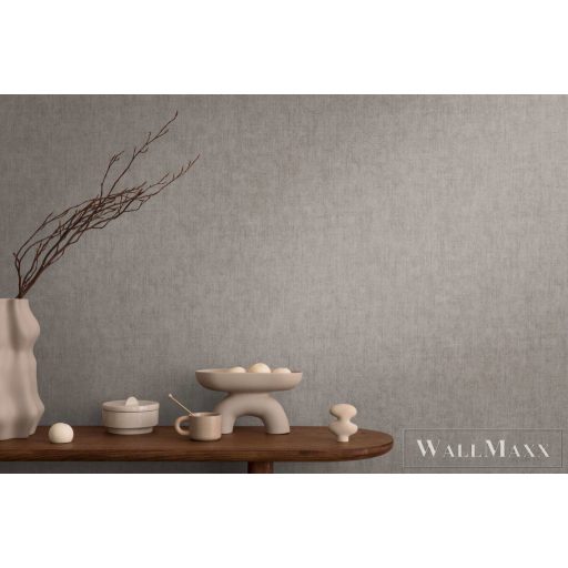 AS CREATION COSMOLiving 79110-4 barna-szürke uni klasszikus tapéta