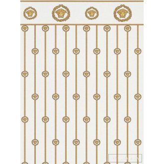   AS CREATION Versace 6 79131-1 fehér-arany barokk klasszikus XXL tapéta