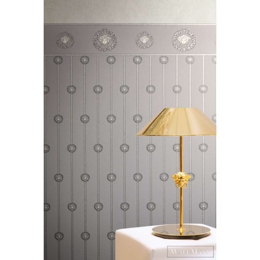 AS CREATION Versace 6 79131-3 ezüst barokk klasszikus XXL tapéta