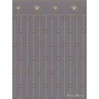   AS CREATION Versace 6 79131-4 ezüst barokk klasszikus XXL tapéta