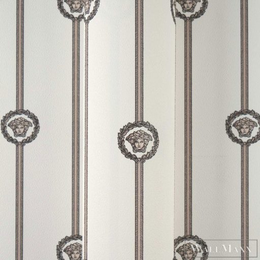 AS CREATION Versace 6 79131-5 fehér-ezüst barokk klasszikus XXL tapéta