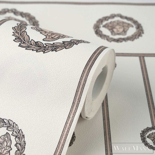AS CREATION Versace 6 79131-5 fehér-ezüst barokk klasszikus XXL tapéta