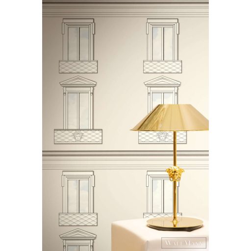 AS CREATION Versace 6 79132-2 bézs loggia grafikai tapéta