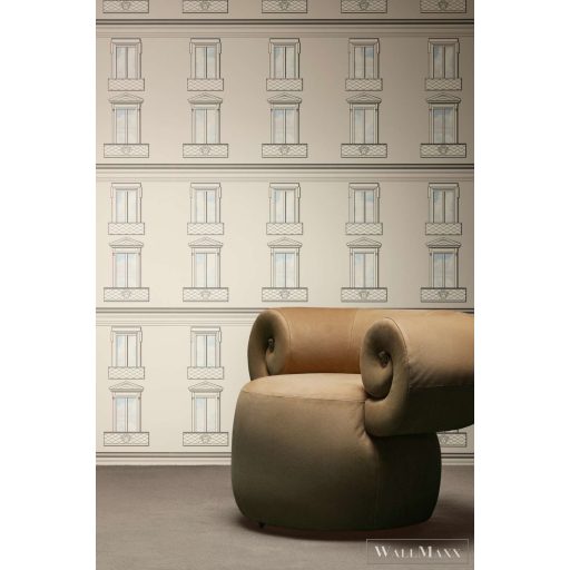 AS CREATION Versace 6 79132-2 bézs loggia grafikai tapéta