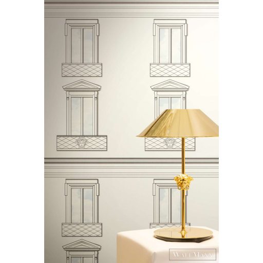 AS CREATION Versace 6 79132-3 krémszínű loggia grafikai tapéta