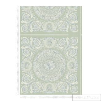   AS CREATION Versace 6 79134-3 kék ornamentika klasszikus tapéta