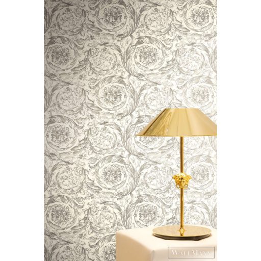 AS CREATION Versace 6 79135-3 szürke ornamentika design tapéta