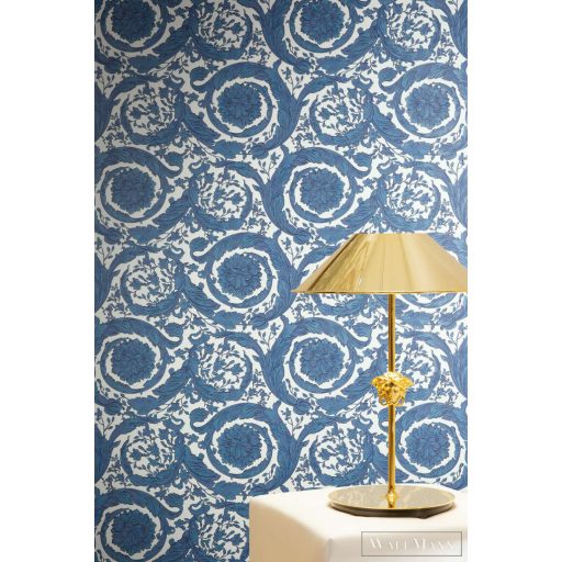 AS CREATION Versace 6 79135-4 kék ornamentika design tapéta