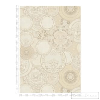   AS CREATION Versace 6 79136-1 bézs ornamentika modern-elegáns tapéta