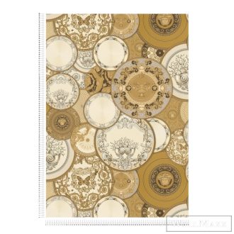   AS CREATION Versace 6 79136-3 barna ornamentika modern-elegáns tapéta