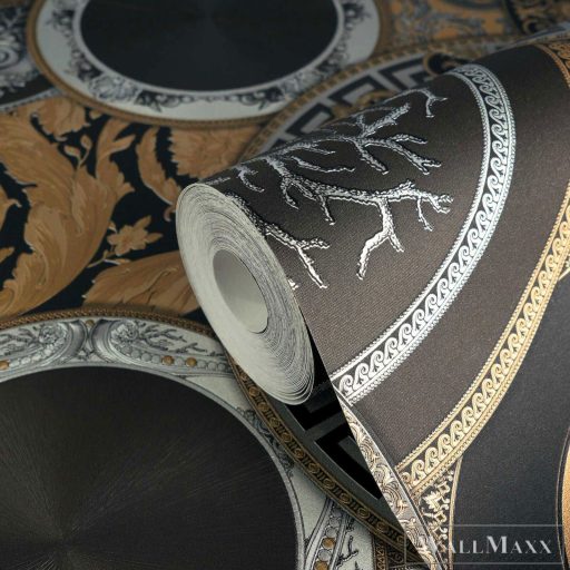 AS CREATION Versace 6 79136-4 ezüst ornamentika modern-elegáns tapéta