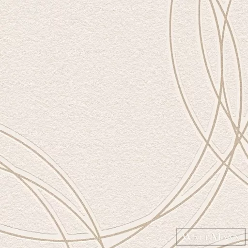 AS CREATION Designed in White 79138-3 bézs-krémszínű-fehér grafikai-modern tapéta