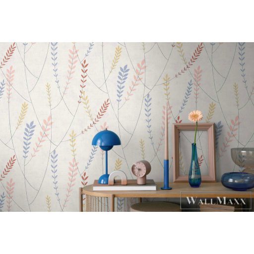 AS CREATION Nordic Feeling 79146-2 bézs leveles klasszikus tapéta