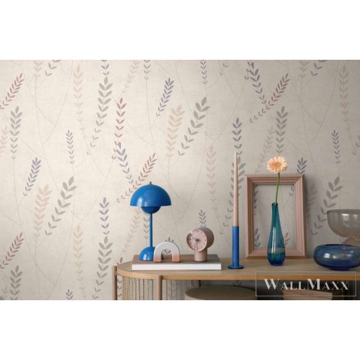 AS CREATION Nordic Feeling 79146-3 bézs leveles klasszikus tapéta