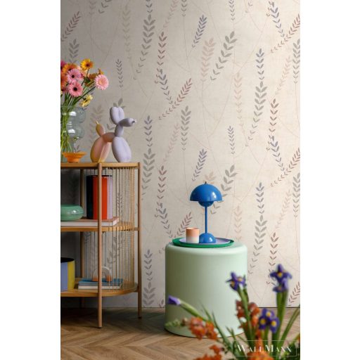 AS CREATION Nordic Feeling 79146-3 bézs leveles klasszikus tapéta