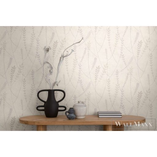 AS CREATION Nordic Feeling 79146-4 bézs leveles klasszikus tapéta