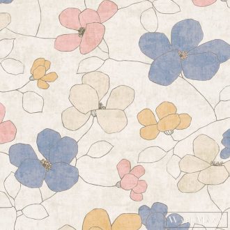   AS CREATION Nordic Feeling 79147-2 bézs virág klasszikus tapéta