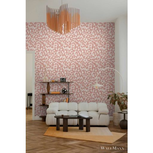 AS CREATION Nordic Feeling 79148-2 piros leveles klasszikus tapéta