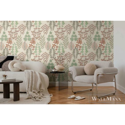 AS CREATION Nordic Feeling 79149-2 bézs leveles klasszikus tapéta