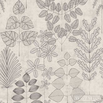   AS CREATION Nordic Feeling 79149-5 bézs leveles klasszikus tapéta