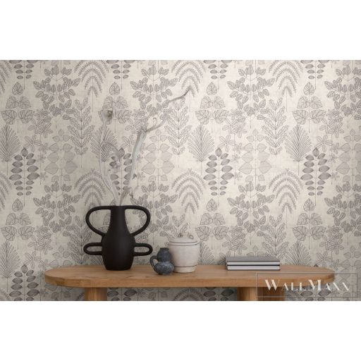 AS CREATION Nordic Feeling 79149-5 bézs leveles klasszikus tapéta