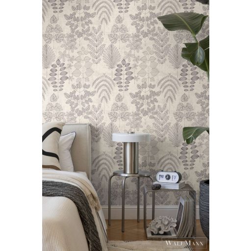 AS CREATION Nordic Feeling 79149-5 bézs leveles klasszikus tapéta