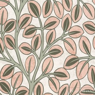   AS CREATION Nordic Feeling 79150-2 rózsaszín leveles klasszikus tapéta