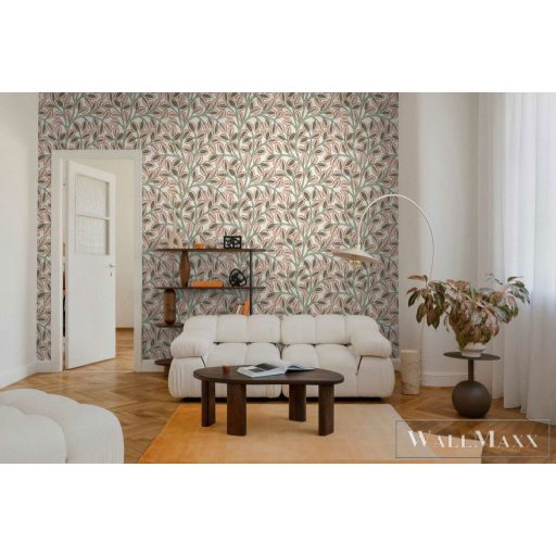 AS CREATION Nordic Feeling 79150-2 rózsaszín leveles klasszikus tapéta