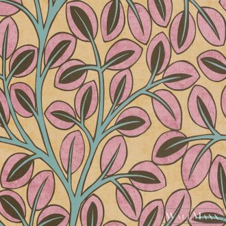   AS CREATION Nordic Feeling 79150-4 rózsaszín leveles klasszikus tapéta