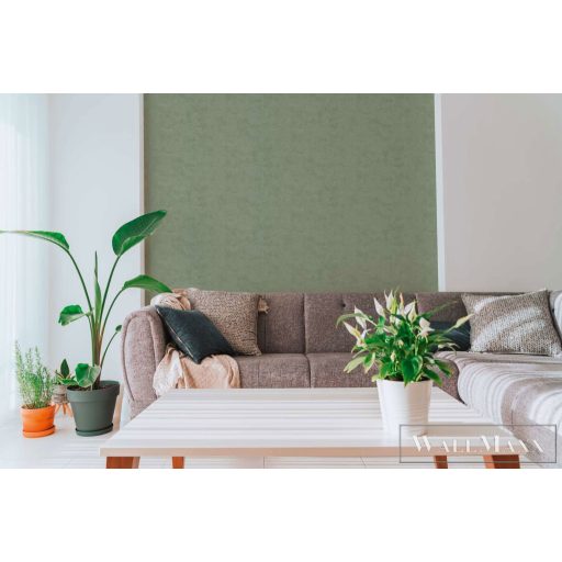 AS CREATION Nordic Feeling 79152-2 zöld szövet uni tapéta