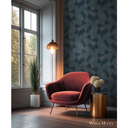 AS CREATION Cuba 2 79160-3 kék grafikai modern-elegáns tapéta