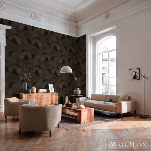 AS CREATION Cuba 2 79160-5 barna grafikai modern-elegáns tapéta