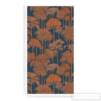   AS CREATION Cuba 2 79162-4 kék dzsungel modern-elegáns tapéta