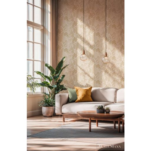 AS CREATION Cuba 2 79164-1 bézs leveles modern-elegáns tapéta