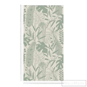   AS CREATION Cuba 2 79164-2 krémszínű leveles modern-elegáns tapéta